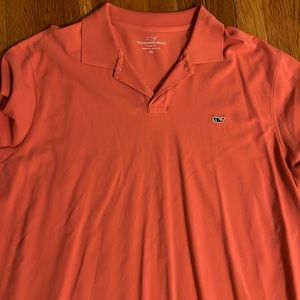 Vineyard Vines salmon colored xl polo lightly worn